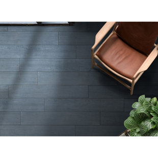 EMSER TILE Yakedo™ 8" x 47" Porcelain Wood Look Wall & Floor Tile