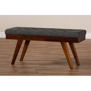 IHOME STUDIO Polyester Upholstered Bench