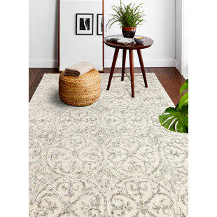 BUNGALOW ROSE Naticia Wool Geometric Rug