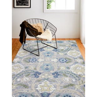 ONE ALLIUM WAY® Greenbush Wool Floral Rug