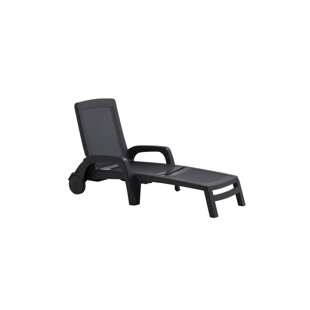 ZANINI MOBILI MIAMI Cot Anthracite Lounger