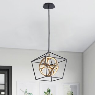 AIWEN 6 - Light LED Lantern Geometric Chandelier