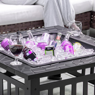 GARDENKRAFT Tisch mit Feuerstelle