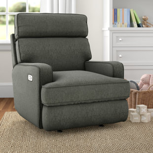 THREE POSTS™ BABY & KIDS Abramson Upholstered Reclining Rocking Chair