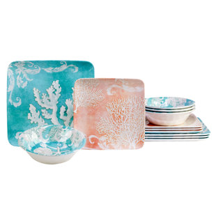 Certified International Inspired Coast 12 Pc Dinnerware Set