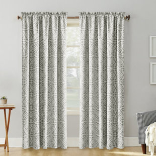 SERENTA Bellamy Geometric Curtain Panels (Set of 2)
