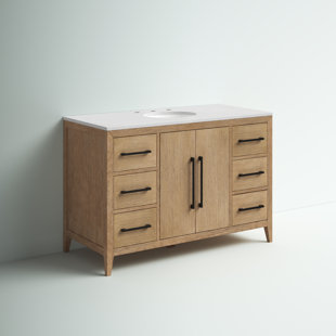 CORRIGAN STUDIO® Colchique 48" Single Bathroom Vanity Set