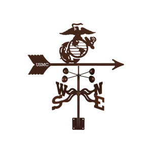 EZ VANE INC Marines 24'' H Patriotic Weathervane