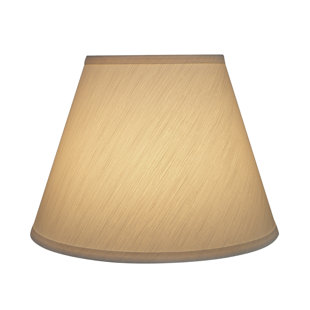 DARBY HOME CO 9.5" H Gauze Fabric Empire Lamp shade ( Spider ) in Eggshell