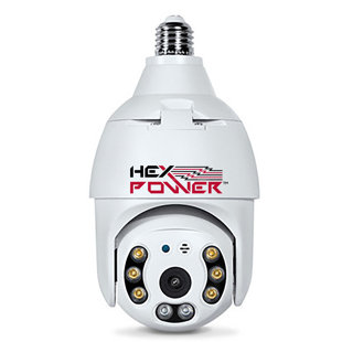 NATO SPORTY 1080P 2MP Light Bulb Security Camera, 360 Degree Pan Tilt Panoramic IP Camera, Smart Home Camera