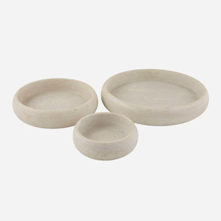 BOBO INTRIGUING OBJECTS Marble Decorative Bowl - Set of 3