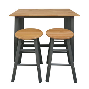 YU SHAN CO. USA, LTD. 3-Piece Kitchen Island