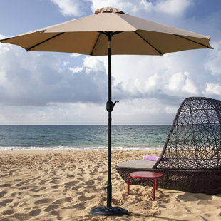 MYLOTUS-HOME Casares 105'' Tilt Market Umbrella