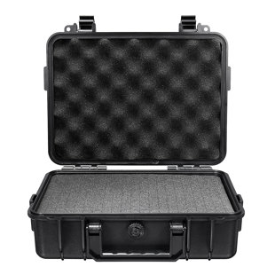WFX UTILITY™ Hagert 6.4" Waterproof Hard Carry Tool Case Storage Box With Sponge