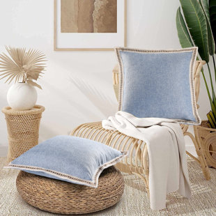 HOMECHOICE INTERNATIONAL GROUP Square Pillow Cover (Set of 2)