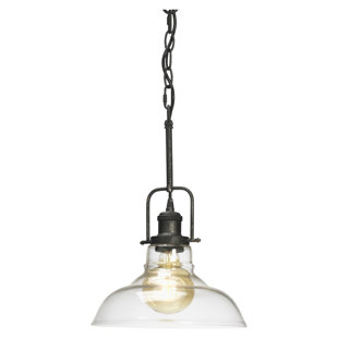 LONGSHORE TIDES Doric 1 - Light Silver/Black Dome Pendant