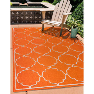 THE EUROPEAN WAREHOUSE Innen-/ Außenteppich Berlin in Orange