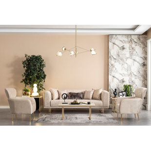 ZELLANO 91'' Slipcovered Velvet Sofa