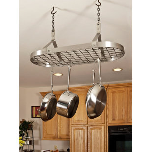 ENCLUME Steel Handcrafted Oval Hanging Pot Rack