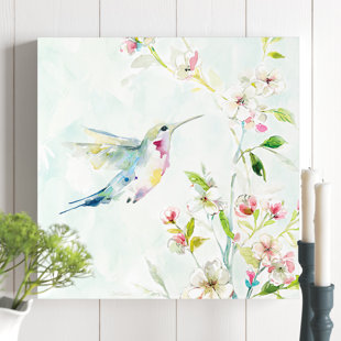 LARK MANOR™ Hummingbird III Framed On Canvas Painting