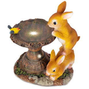 ROSALIND WHEELER Adarah Rabbit Animals Plastic Garden Statue