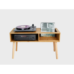 ISABELLINE Solid Wood 60cm H Media Cabinet