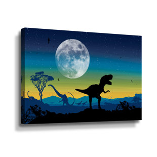 TRINX Age Of Dinosaurs - Graphic Art on Canvas