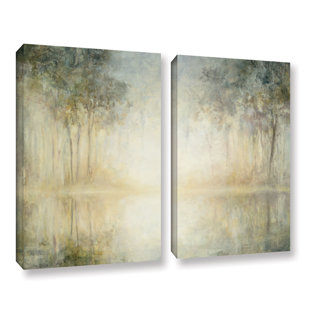 LOON PEAK® " Morning Mist " 2 - Pieces Painting Print