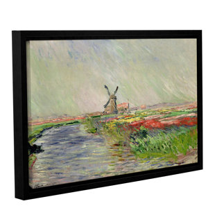 ROSALIND WHEELER " Tulip Field In Holland " Painting Print