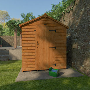 TIGER SHEDS Tiger 6 Ft. W x 8 Ft. D Overlap Apex Wooden Shed