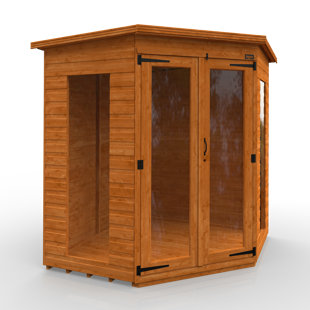 TIGER SHEDS Vista 6 x 6 Ft Shiplap Corner Summer House