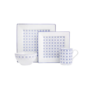 Porland Blue Passion Porcelain China Dinnerware Set