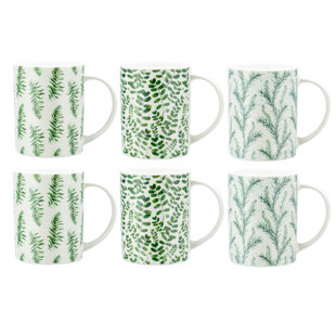 PERGO CLASSICS Brookeville Porcelain Mug (Set of 6)