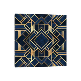 ICANVAS Art Deco III by Elisabeth Fredriksson - Wrapped Canvas Gallery-Wrapped Canvas Giclée