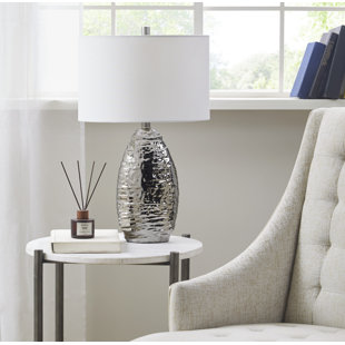 HAMPTON HILL Livy Oval Textured Ceramic Table Lamp