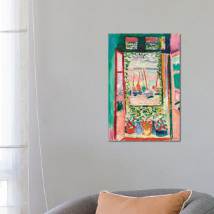 VIV + RAE Wandbild Offenes Fenster in Collioure (1905) von Henri Matisse