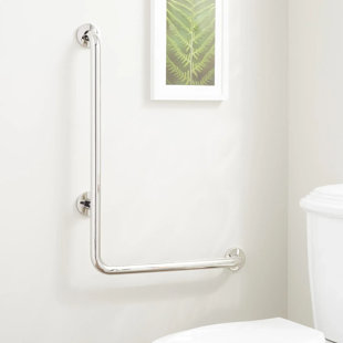 SIGNATURE HARDWARE 22" Pickens L-Shaped Grab Bar