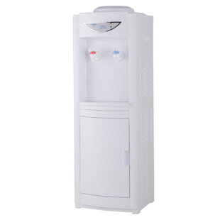 HUBESTSELLER White Freestanding Top Loading Water Cooler with Hot, Cold, and Room Temperature Options