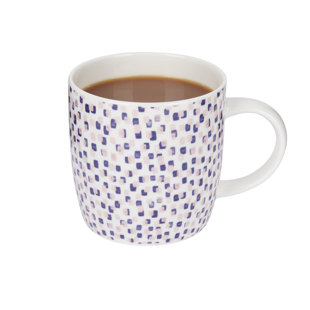 KitchenCraft 425ml Geometric China Mug (Set of 4)