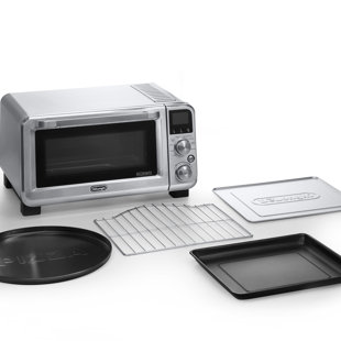 DELONGHI De'Longhi Small Convection Toaster Oven For Countertop With internal light And 9 Preset Functions
