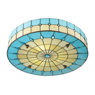 KWOKING Glass Flush Mount