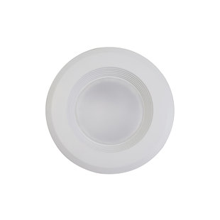 5/6" Brilli Wellness Lighting Bright Clean Antimicrobial Recessed Retrofit LED Fixture, White