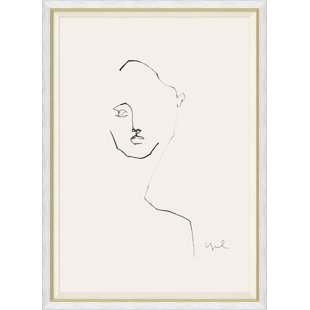 CARRIER & COMPANY BY SOICHER MARIN Helen I by Yuki Osada - Picture Frame Drawing Print on Paper