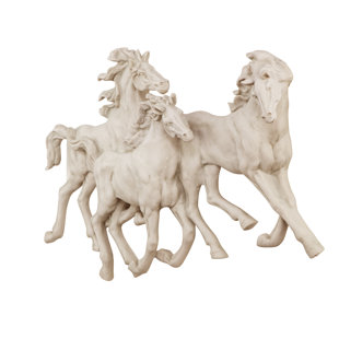 DESIGN TOSCANO Handmade Animals Wall Decor on Polyresin