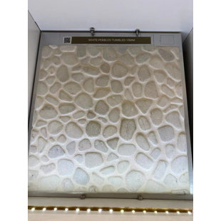 FUSTONE Pebble 12" x 12" Natural Stone Mosaic Pattern Wall & Floor Tile