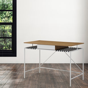 LOFT LYFE Desk with 1 Drawer and Storage Shelves