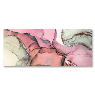 DECORUMBY Abstract Art - "Strawberry Lemonade" " Strawberry Lemonade "