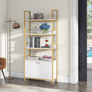 XDYZ 70.8'' H x 35.43'' W Steel Etagere Bookcase