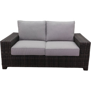 COURTYARD CASUAL FURNITURE 37.4'' Metal Outdoor Loveseat