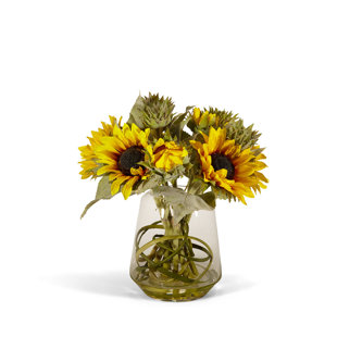 T&C FLORAL COMPANY Sunflower Arrangement in Jar